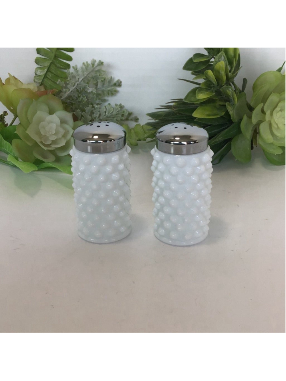Vintage Fenton Hobnail Salt and Pepper